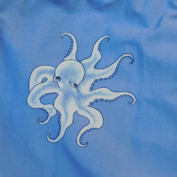 Vilebrequin Moorea Swim Trunks with Octopus Print | Lt Blue | Fair | Large - Picture 3 of 8